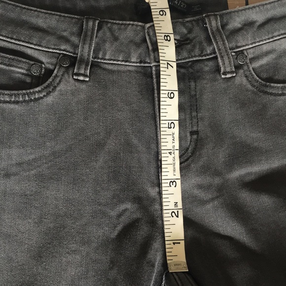 Prana London Jean Grey Denim Skinny Stretch Size 4 NWT - Picture 11 of 13